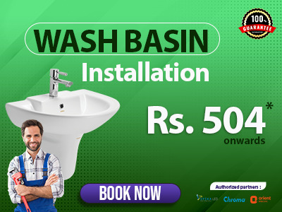 Professional wash basin installation service in Chennai
